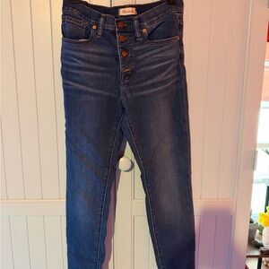 Madewell Dark Blue Skinny Jeans